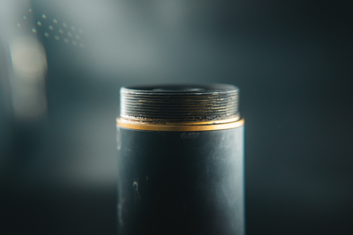 Silencer threads close-up
